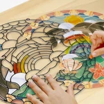 Kép 2/3 - Melissa & Doug, kreatív játék, ólomüveg képkészítő készlet, delfinek