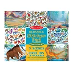 Kép 1/3 - Melissa & Doug Kreatív játék, újrahasználható matrica készlet, őskor