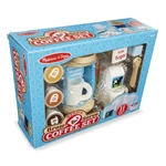 Kép 2/3 - Melissa & Doug Sütés-főzés, Fa kávéfőző szett