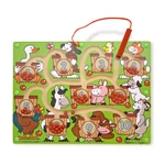 Kép 1/3 - Melissa & Doug Fa készségfejlesztő játék, Mágneses számolós labirintus