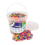 Kép 2/2 - Playbox Vödör vasalható gyöngyökkel, 5000 db, neon mix