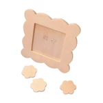 Kép 2/2 - Playbox Képkeret fa, festhető, 10x10 cm
