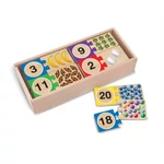 Kép 3/3 - Melissa & Doug Fa készségfejlesztő játék, Számpárok