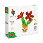 Kép 3/3 - Origami 3D Cserepes virág papírhajtogatós építőjáték
