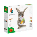 Kép 2/3 - Origami 3D Nyuszi papírhajtogatós építőjáték