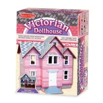 Kép 1/3 - Melissa & Doug Emeletes fa babaház, viktoriánus