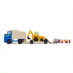 Kép 2/3 - Melissa & Doug Fa jármű, Munkagépek