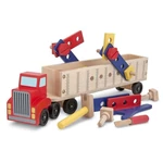 Kép 1/3 - Melissa & Doug Fa jármű, Kamionszerelő autó
