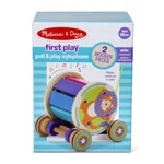 Kép 1/3 - Melissa & Doug Bébi és tipegő fajátékok, Húzható xylophone