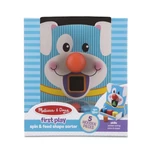 Kép 2/3 - Melissa & Doug Fa készségfejlesztő játék, Pörgesd és etesd formaegyeztető játék