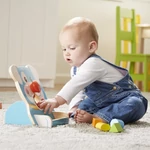 Kép 3/3 - Melissa & Doug Fa készségfejlesztő játék, Pörgesd és etesd formaegyeztető játék