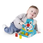 Kép 1/3 - Melissa & Doug Fa készségfejlesztő játék, Pörgesd és etesd formaegyeztető játék