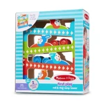 Kép 2/3 - Melissa & Doug Bébi és tipegő fajátékok, Cikk-cakk autópálya