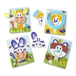 Kép 3/3 - Melissa & Doug Bébi és tipegő fajátékok, Óriás puzzle, szafari
