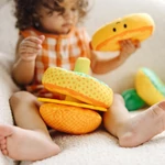 Kép 2/3 - Melissa & Doug bébijáték, Ananász rakosgató torony