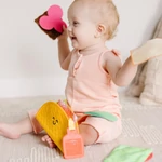 Kép 3/3 - Melissa & Doug bébijáték, Tapintásfejlesztő puha tacoban