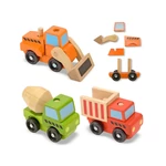 Kép 1/3 - Melissa & Doug Fa jármű, Építkezés