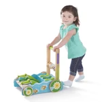 Kép 1/3 - Melissa & Doug Bébijáték, Kroki kattogtató tologató