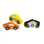 Kép 3/3 - Melissa & Doug Fa jármű, Autók 9 db