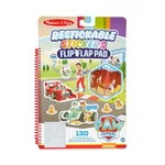 Kép 1/3 - Melissa & Doug kreatív játék, újrahasználható matrica füzet, Mancs Őrjárat - Küldetések