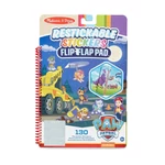 Kép 1/3 - Melissa & Doug kreatív játék, újrahasználható matrica füzet, Mancs Őrjárat - A nagy mentőakció
