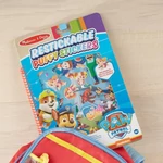 Kép 2/3 - Melissa & Doug kreatív játék, pufi matrica füzet, Mancs Őrjárat - Kaland-öböl