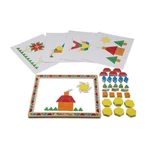 Kép 3/3 - Melissa & Doug Készségfejlesztő játék, Színes mágneses kirakó