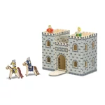 Kép 1/3 - Melissa & Doug Szétnyitható fa kastély, Királyfi
