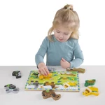 Kép 3/3 - Melissa & Doug Készségfejlesztő játék, Könnyen megfogható puzzle, kis kedvencek