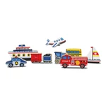 Kép 3/3 - Melissa & Doug Készségfejlesztő játék, Könnyen megfogható puzzle, járművek