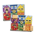 Kép 3/3 - Melissa & Doug Készségfejlesztő játék, Zárak és reteszek