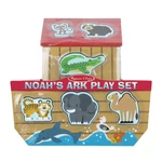 Kép 2/3 - Melissa & Doug Fa Készségfejlesztő játék, Noé bárkája formaegyeztető játék