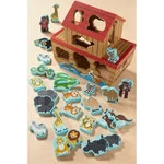 Kép 3/3 - Melissa & Doug Fa Készségfejlesztő játék, Noé bárkája formaegyeztető játék