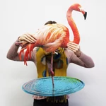 Kép 3/3 - Wow Puzzle junior 100 db - Flamingó