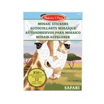 Kép 1/2 - Melissa & Doug kreatív játék, mozaik matrica füzet, szafari