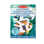 Kép 2/2 - Melissa & Doug kreatív játék, mozaik matrica füzet, óceán