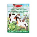 Kép 1/2 - Melissa & Doug kreatív játék, mozaik matrica füzet, természet