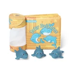 Kép 1/3 - Melissa & Doug, fürdőjáték, vízálló könyv, bébi delfinek