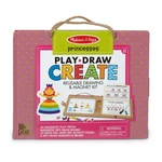 Kép 1/3 - Melissa & Doug Kreatív játék, Letörölhető rajzoló és mágneses játékkészlet - hercegnő