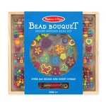 Kép 2/3 - Melissa & Doug Kreatív játék, Fa gyöngy szett, bokréta