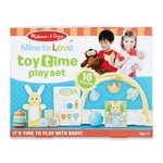 Kép 2/3 - Melissa & Doug Babák és babaházak, Baba játszószőnyeg játékokkal