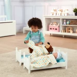 Kép 2/3 - Melissa & Doug, babák és babaházak, játék emeletes ágy
