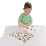 Kép 2/3 - Melissa & Doug Kreatív játék, Matricagyűjtő füzet 500 matricával, dinó, járművek, univerzum