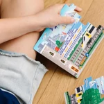 Kép 3/3 - Melissa & Doug, mágneses puzzle, járművek
