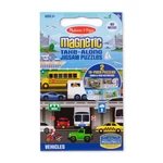 Kép 1/3 - Melissa & Doug, mágneses puzzle, járművek