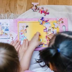 Kép 2/3 - Melissa & Doug, mágneses puzzle, hercegnők