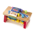 Kép 2/3 - Melissa & Doug Fa készségfejlesztő játék, Kalapálós asztal