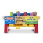 Kép 3/3 - Melissa & Doug Fa készségfejlesztő játék, Kalapálós asztal
