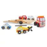 Kép 3/3 - Melissa & Doug Fa jármű, Vészhelyzet járműszállító