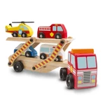 Kép 1/3 - Melissa & Doug Fa jármű, Vészhelyzet járműszállító